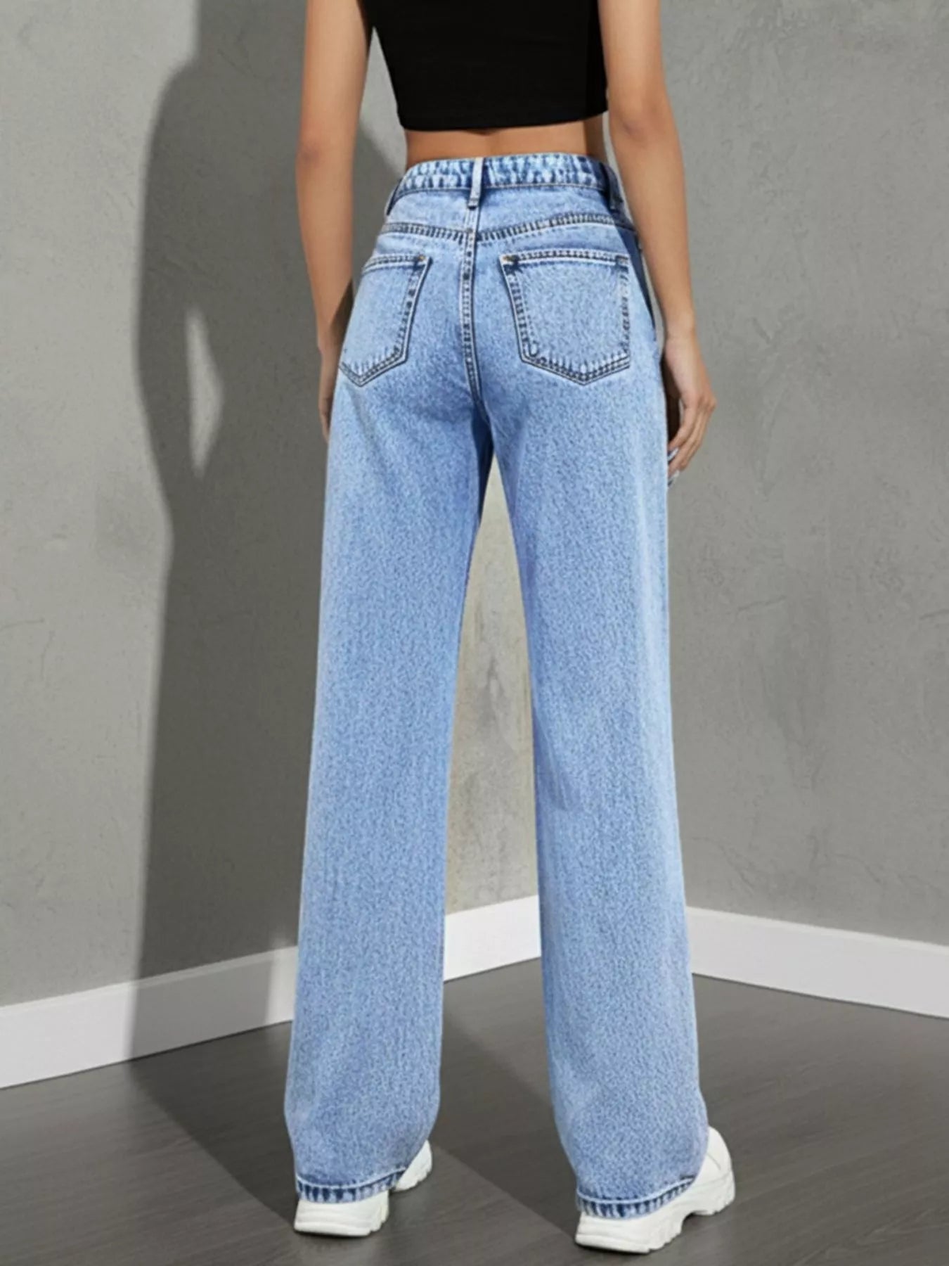 High Waist Wide Leg Jeans