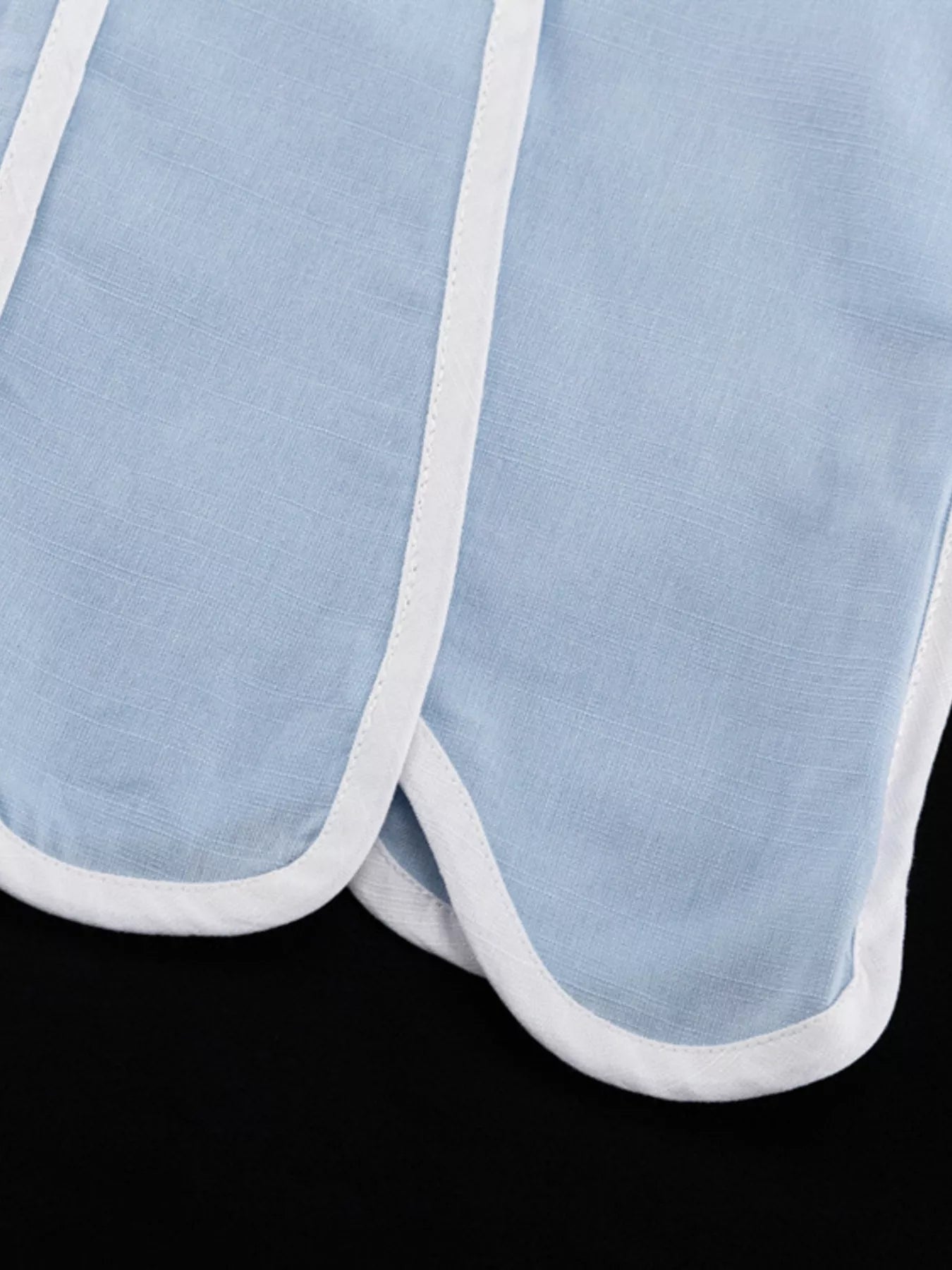 Halter Neck Scalloped Hem Top and Skirt Set