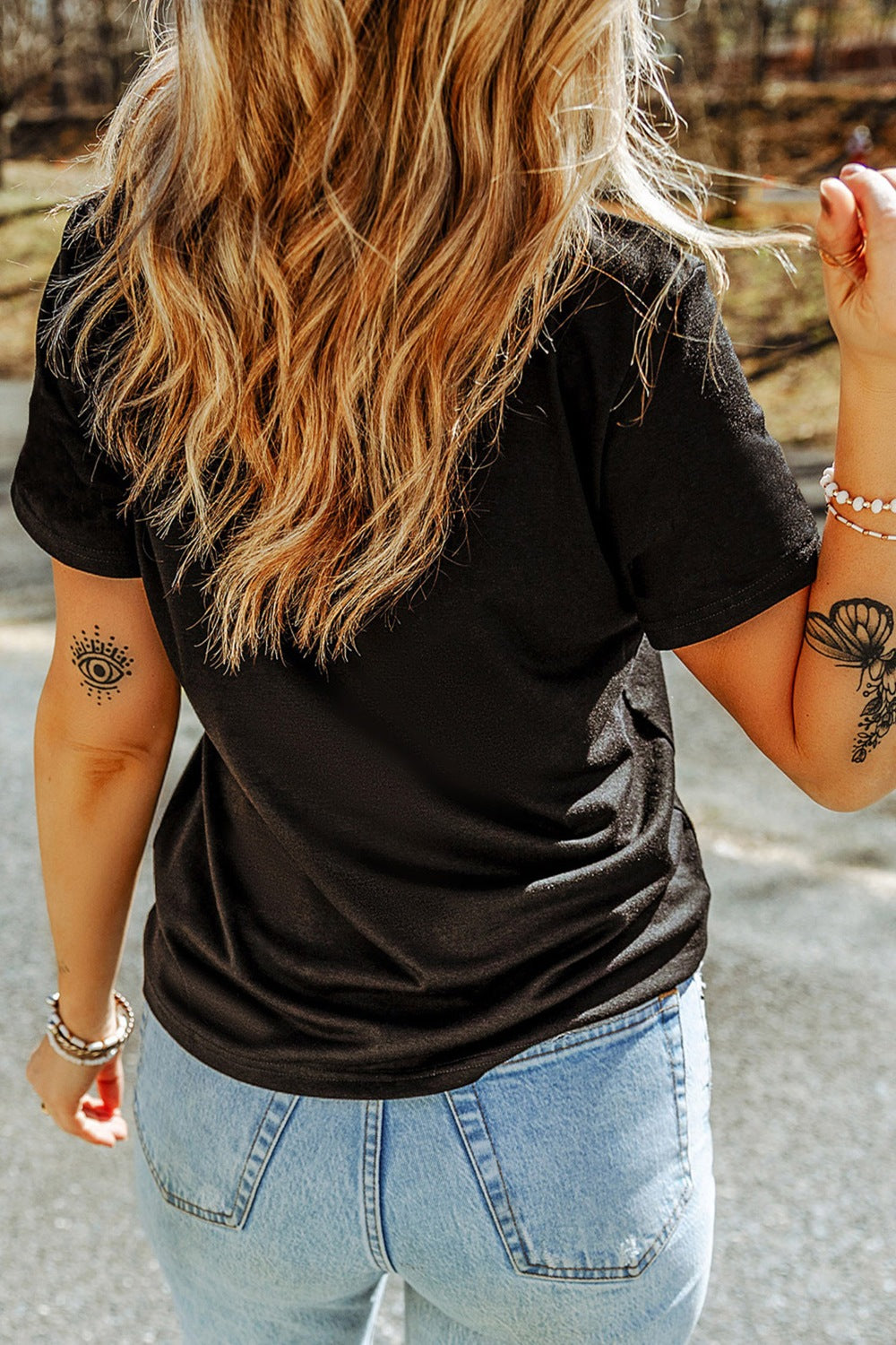 Baseball Distressed Heart Short Sleeve T Shirt