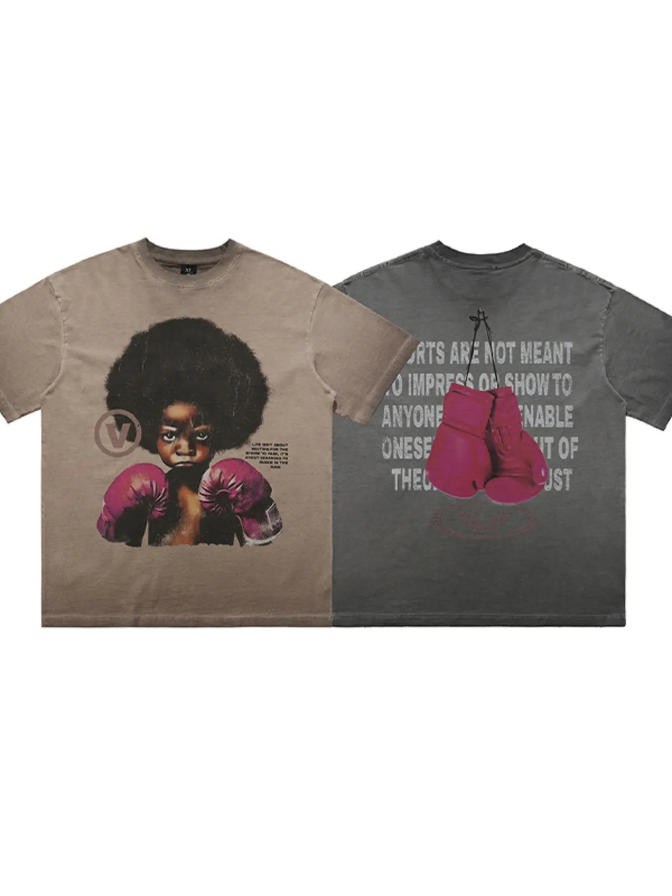 Men's Graphic Round Neck Short Sleeve T-Shirt