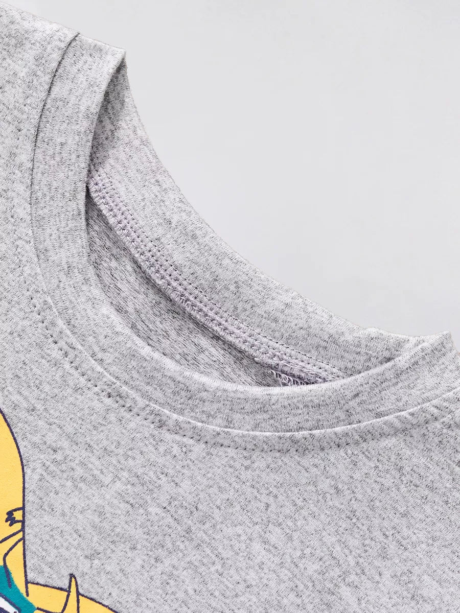 Children's Dinosaur Round Neck T-Shirt