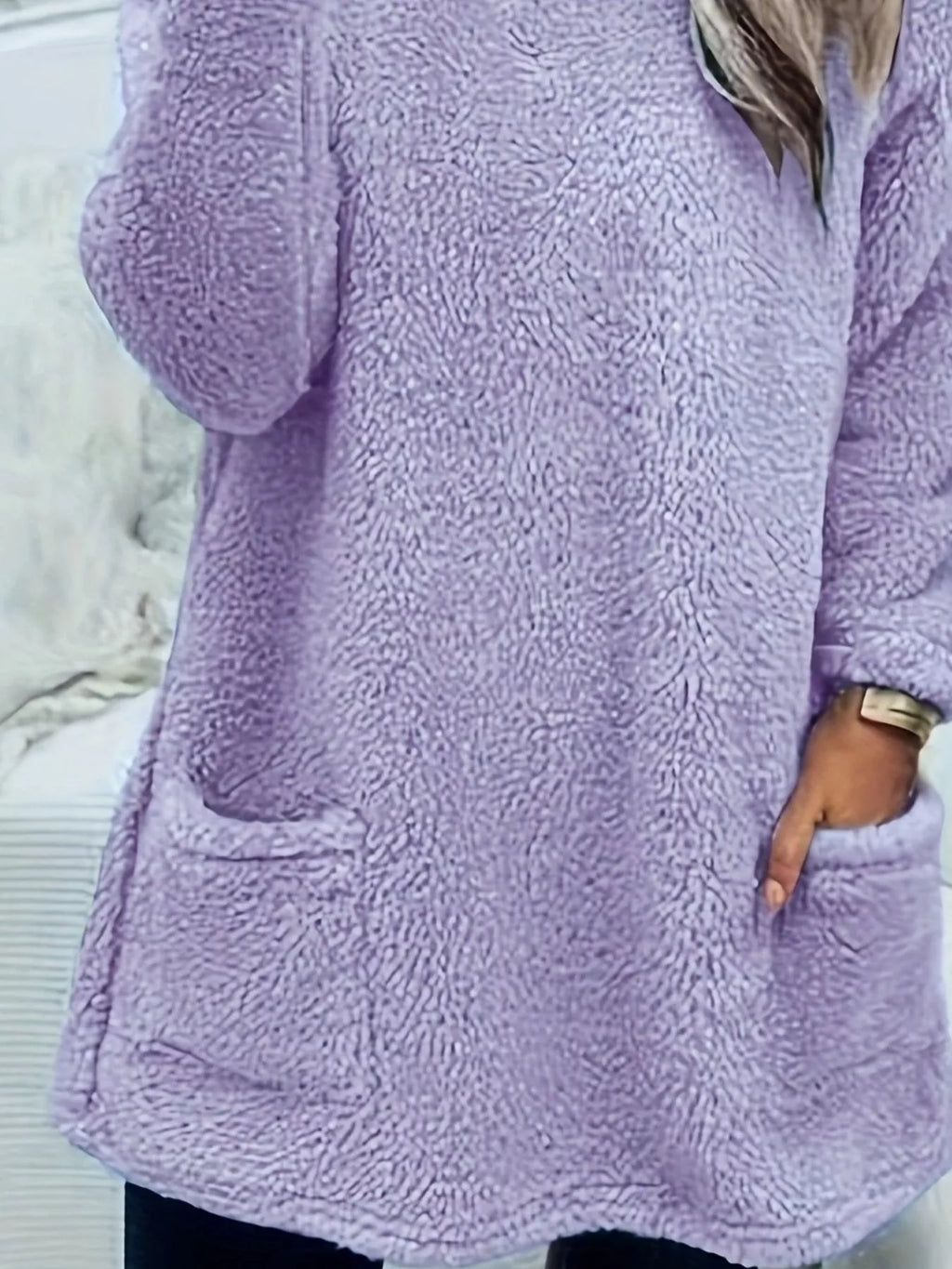Fleece Long Sleeve Sweatshirt