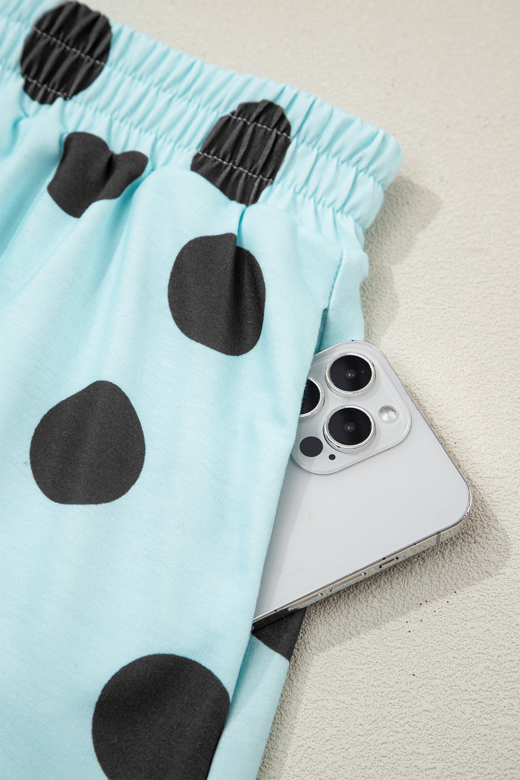 Polka Dot Short Sleeve Top & Mini Skort Set