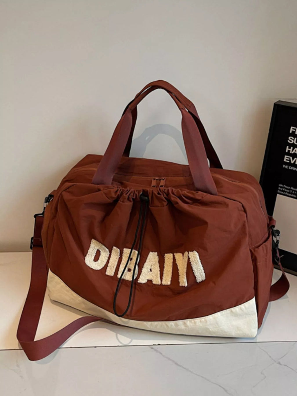 Color Block Large Capacity Travel Bag