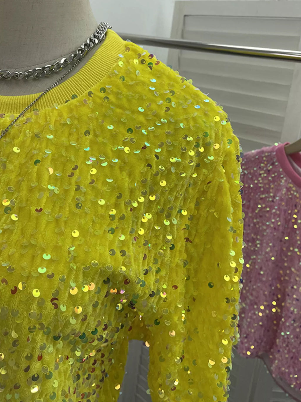 Sequin Short Sleeve T-Shirt