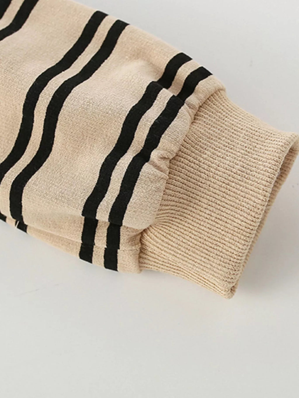 Children's Striped Bear Crew Neck Sweatshirt