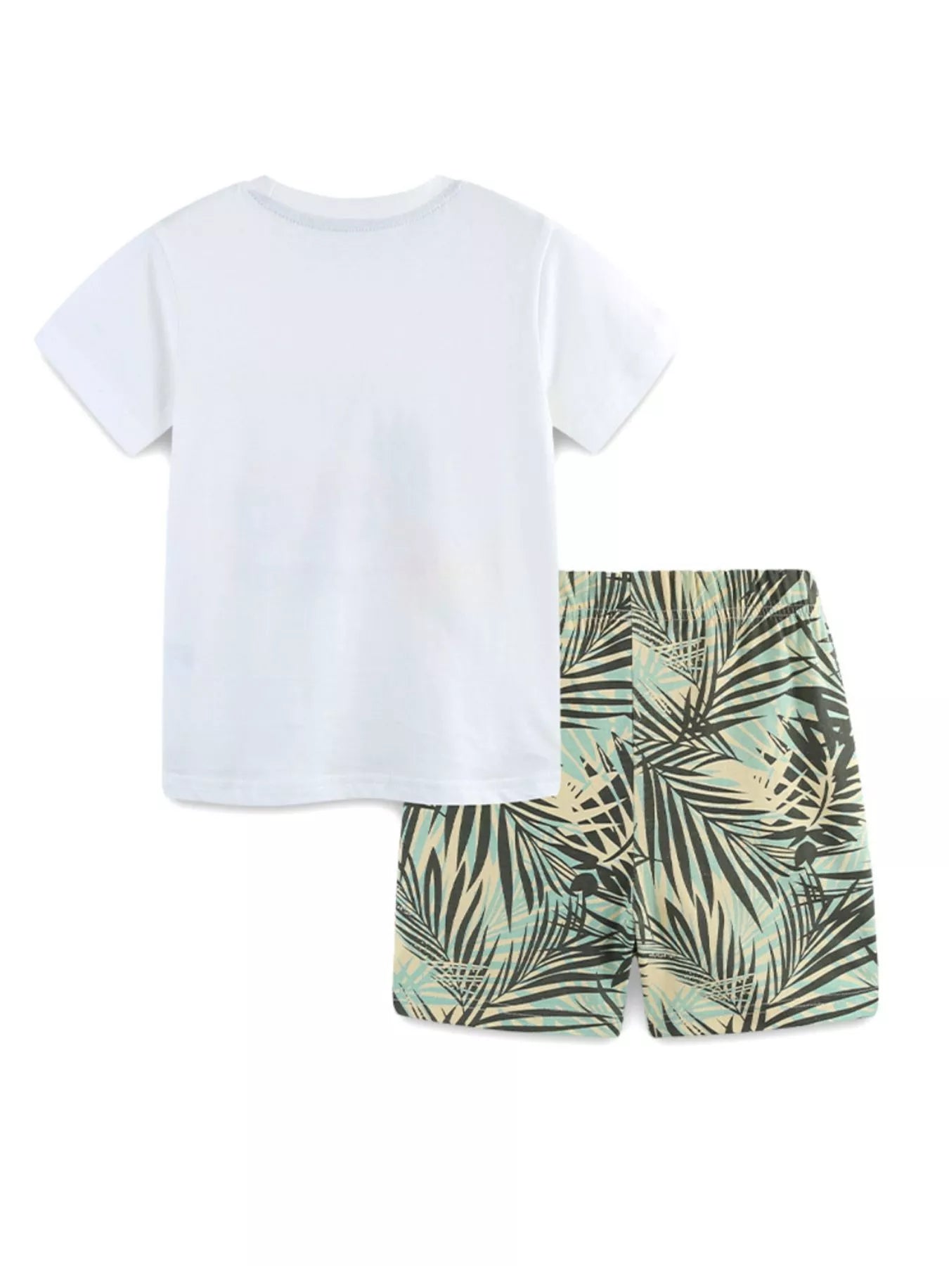 Children's Animal Graphic Tee and Shorts Set