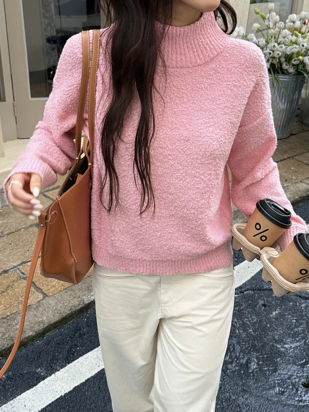 Turtleneck Long Sleeve Sweater