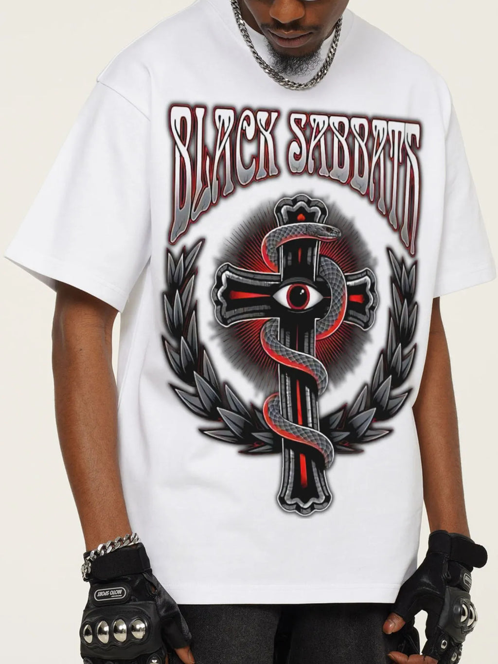 Men's Graphic Round Neck Short Sleeve T-Shirt
