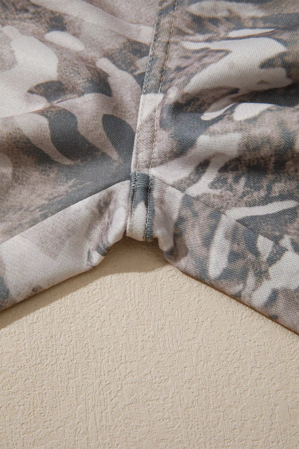 Camo Print Drawstring Waist Joggers