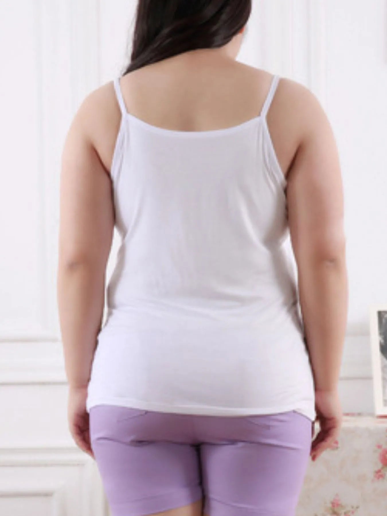 Solid Color Scoop Neck Tank Top