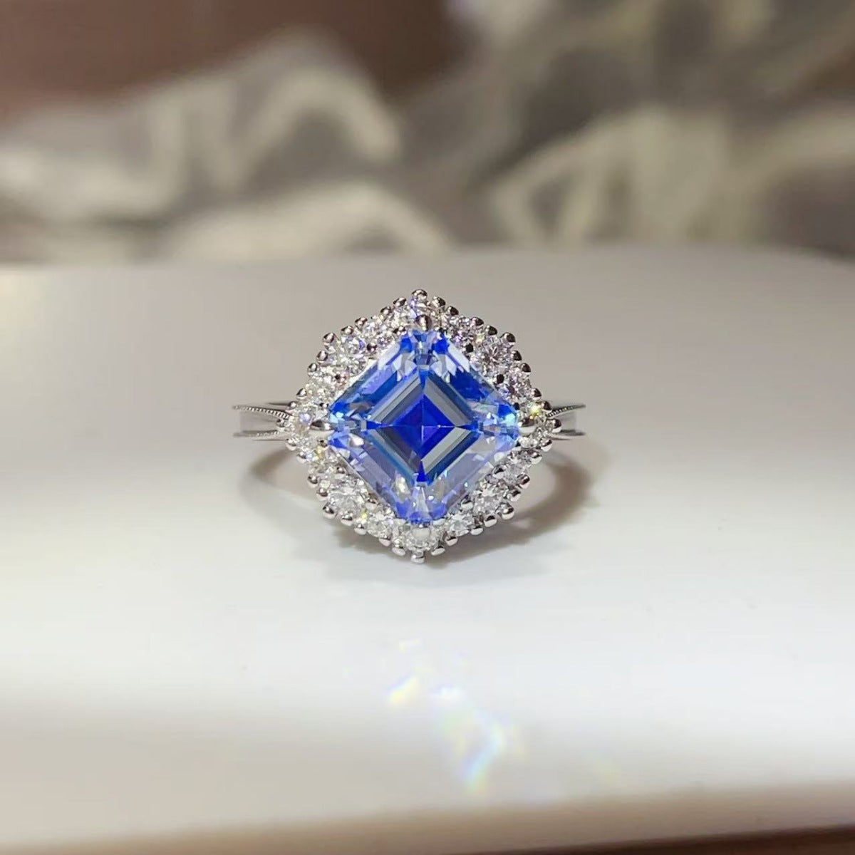 3 Carat Moissanite 925 Sterling Silver Ring