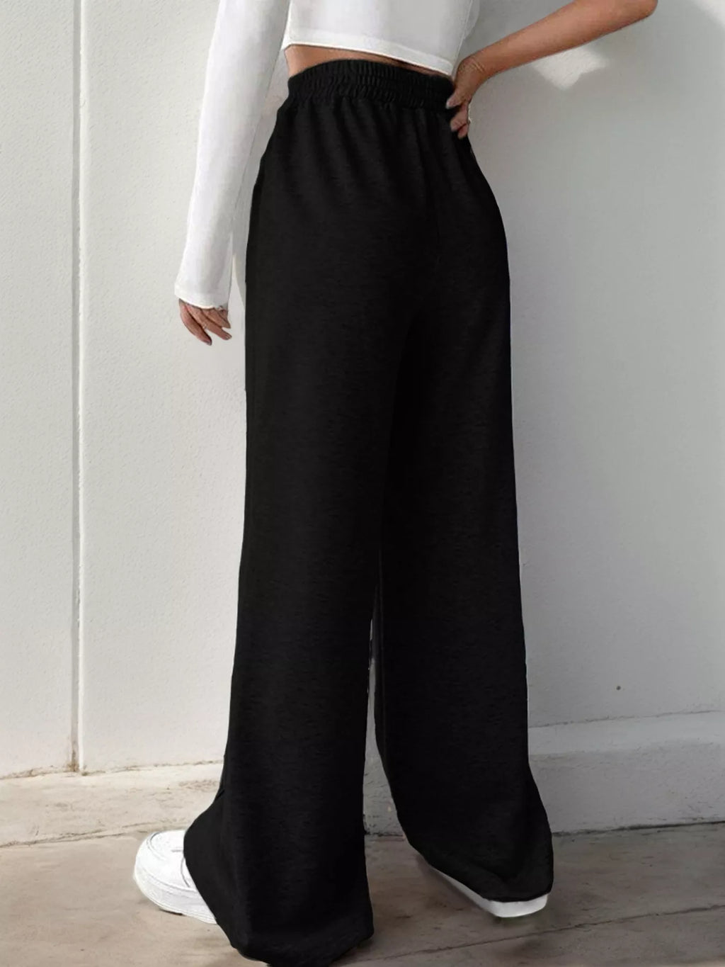 Wide Leg High Waist Pants