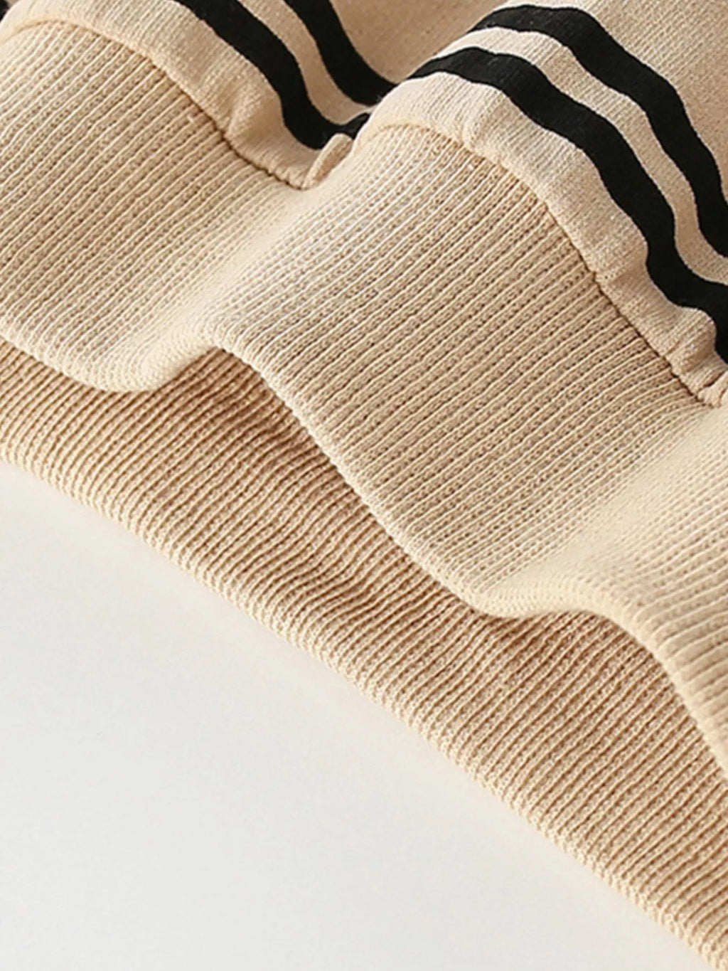 Children's Striped Bear Crew Neck Sweatshirt