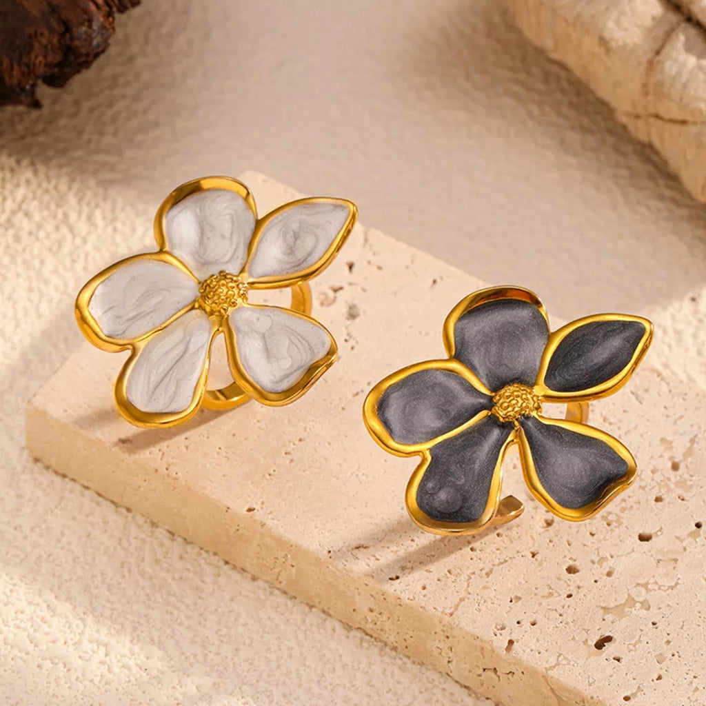 Flower Open Ring