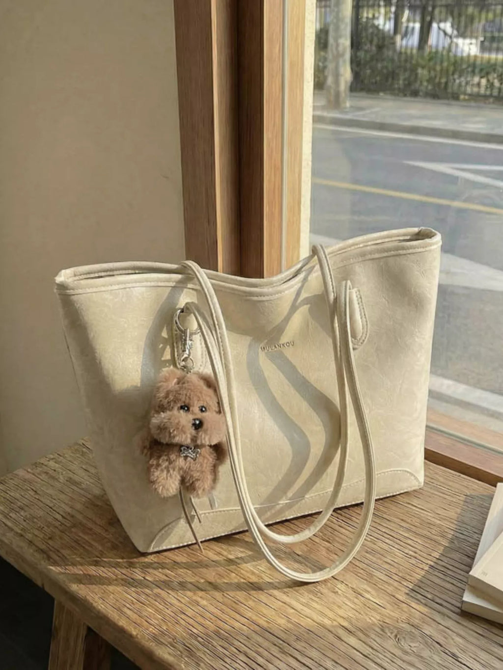 Teddy Bear Charm Tote Bag