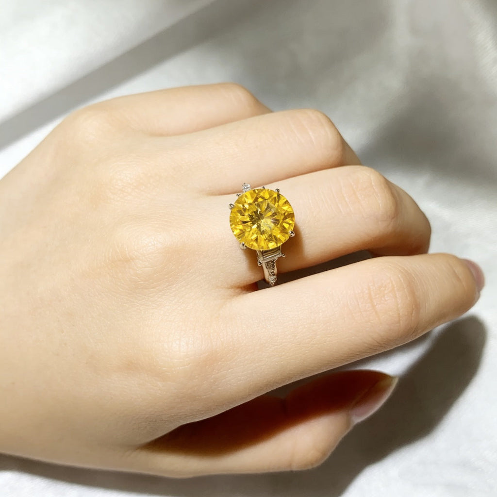 5 Carat Moissanite 925 Sterling Silver Ring