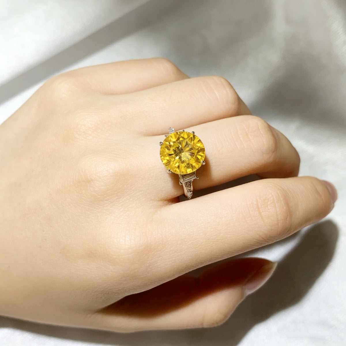 5 Carat Moissanite 925 Sterling Silver Ring