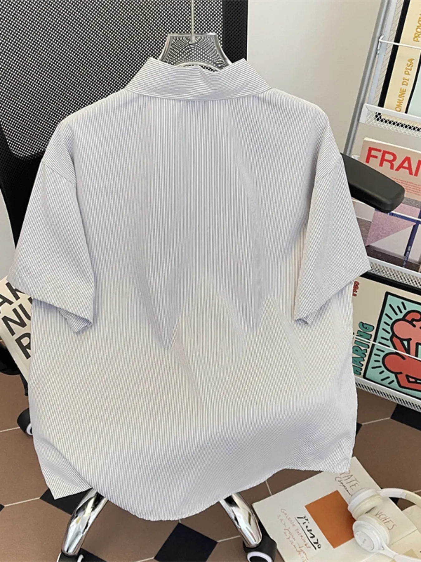 Men's Plus Size Button Up Short Sleeve Shirt