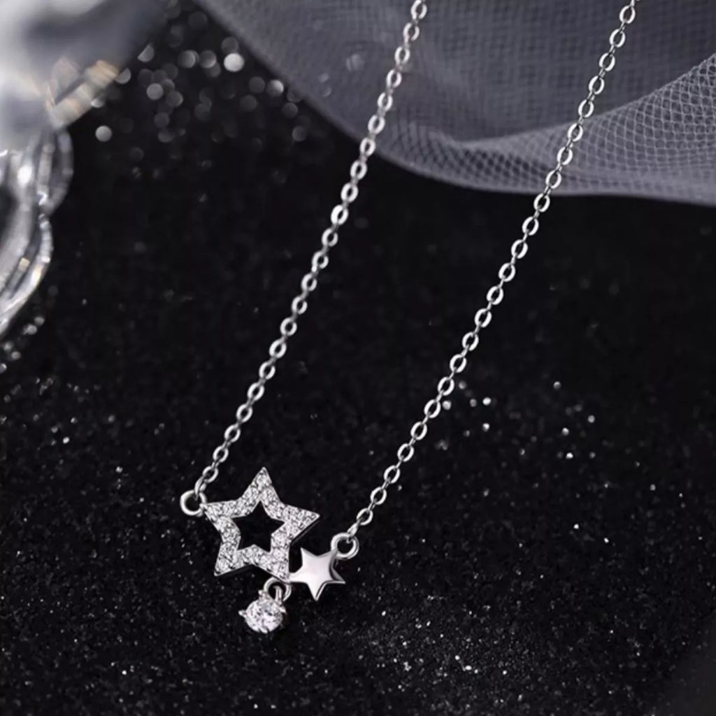 925 Sterling Silver Star Necklace