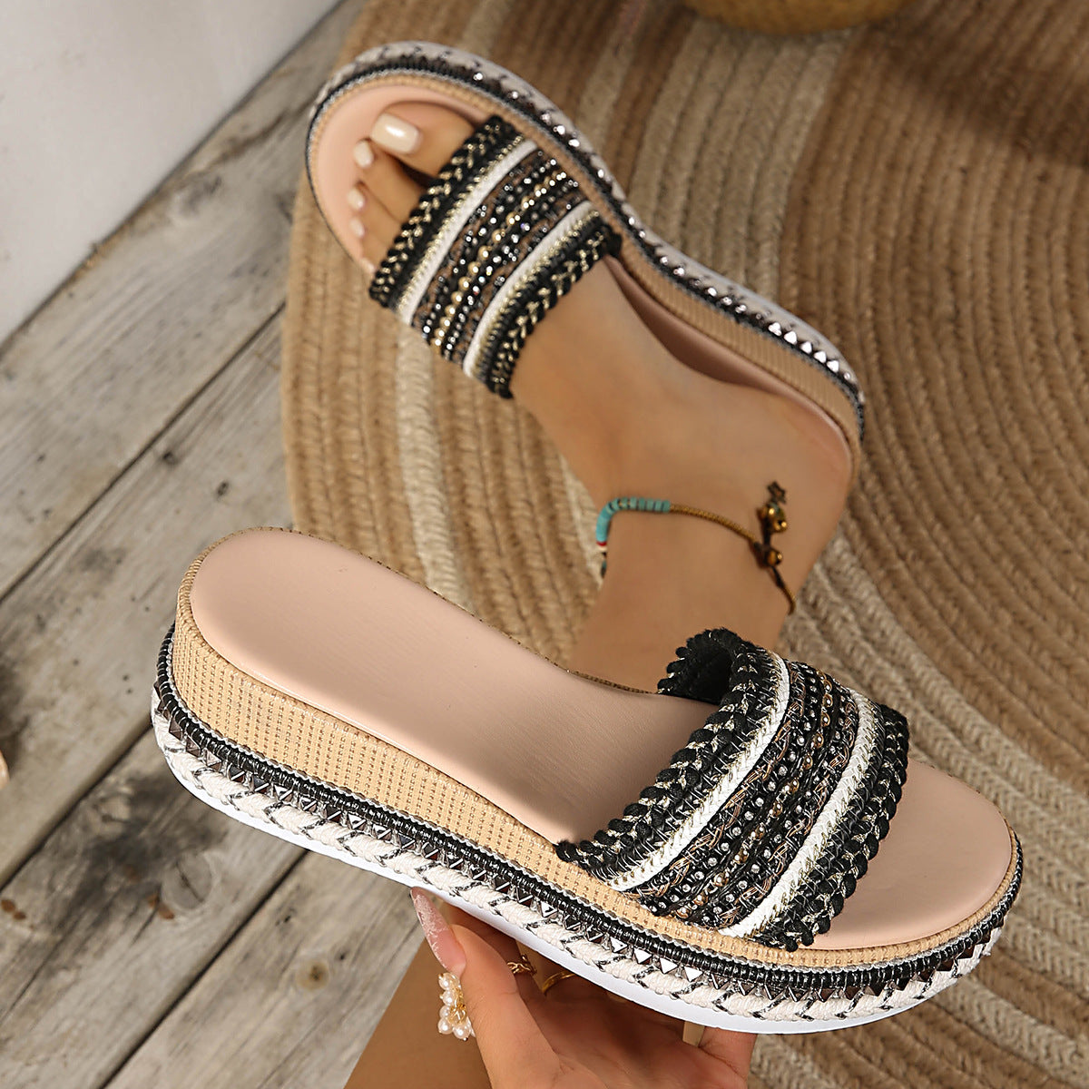 Open Toe Platform Sandals