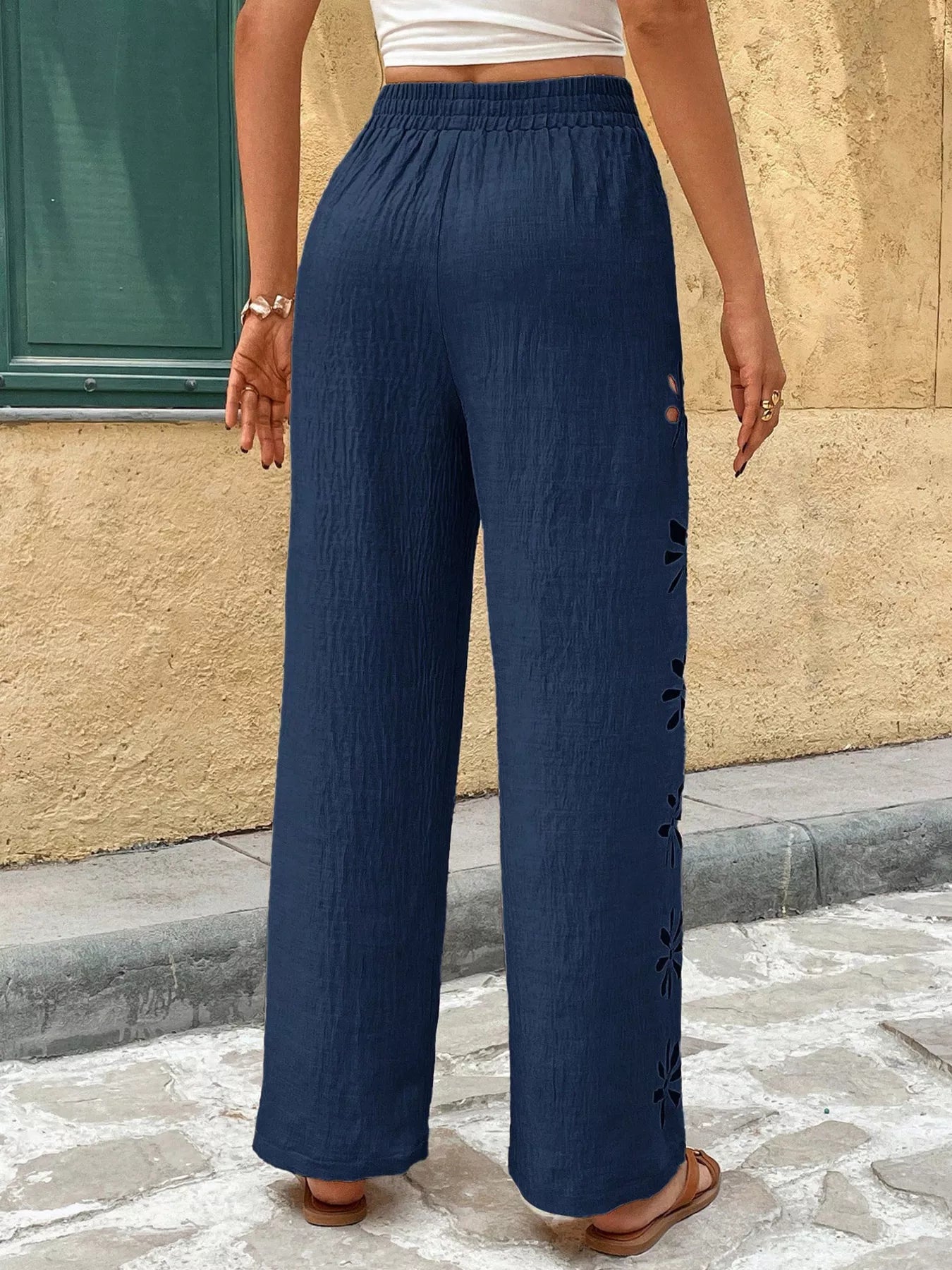 Casual Wide-Leg Pants