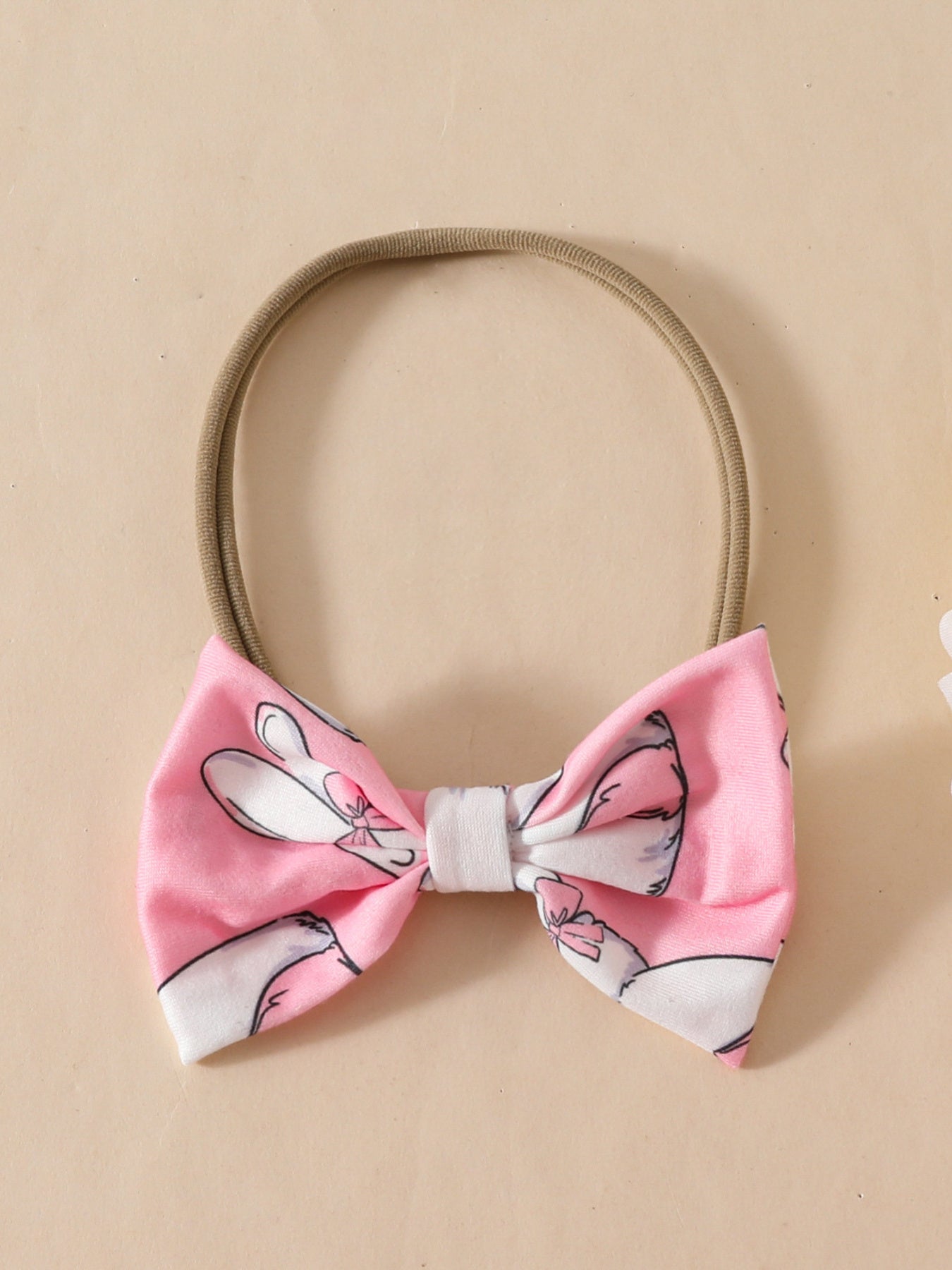 Children's Bunny Applique Bodysuit Dress & Headband Set