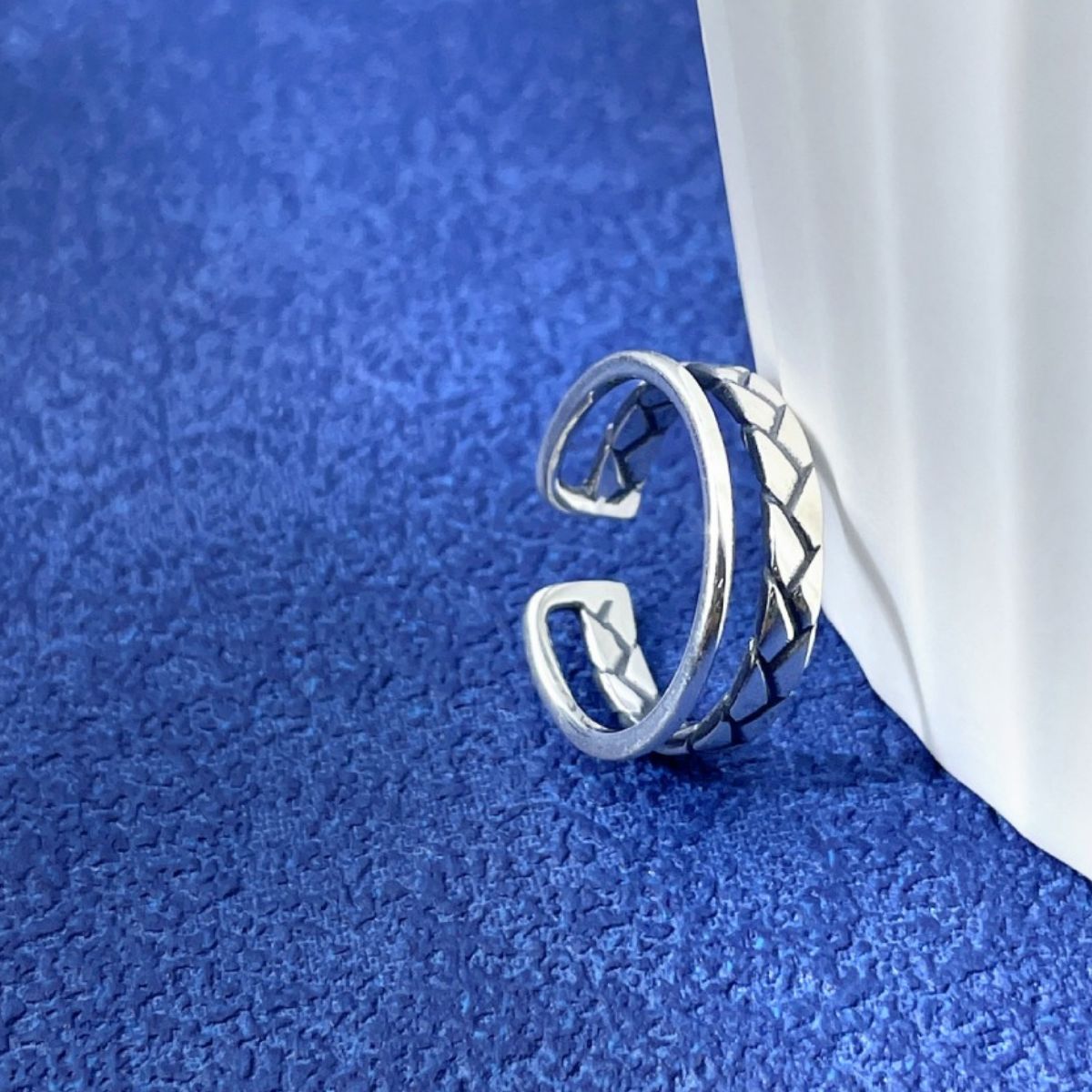925 Sterling Silver Open Cuff Ring