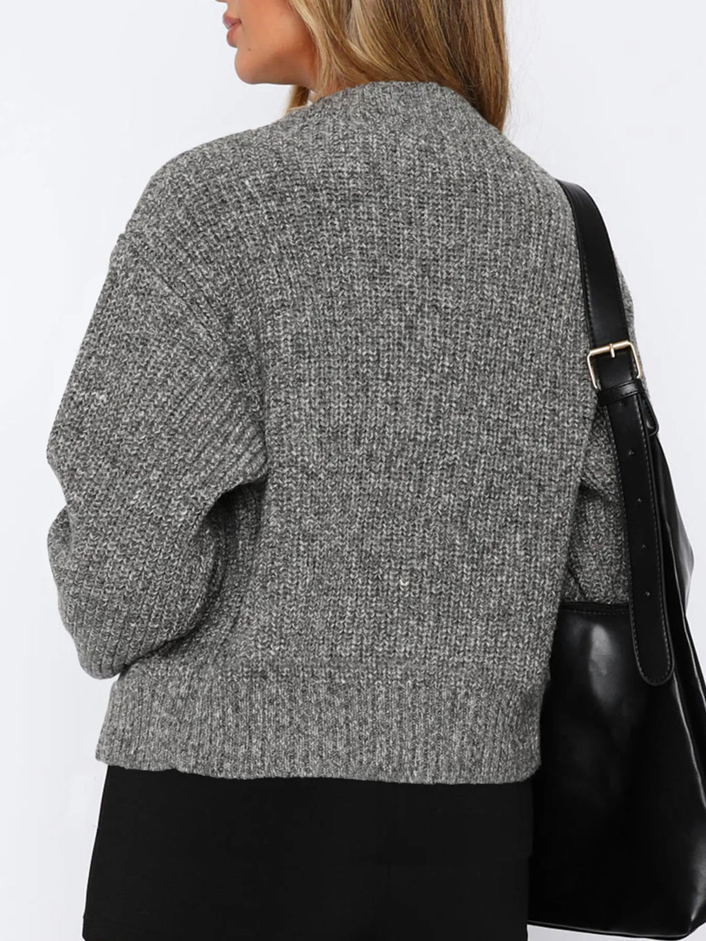 Zip Up Long Sleeve Cardigan