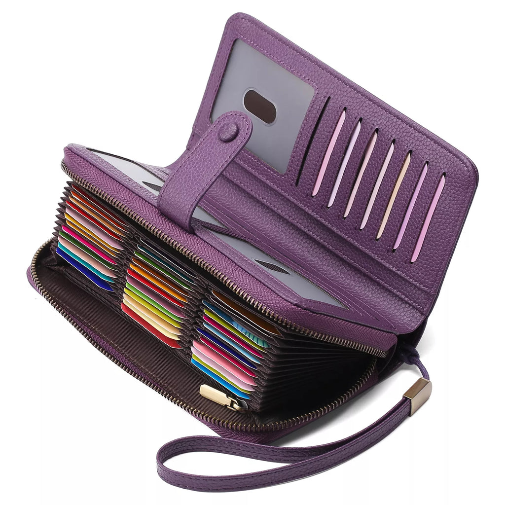 Leather Long Wallet