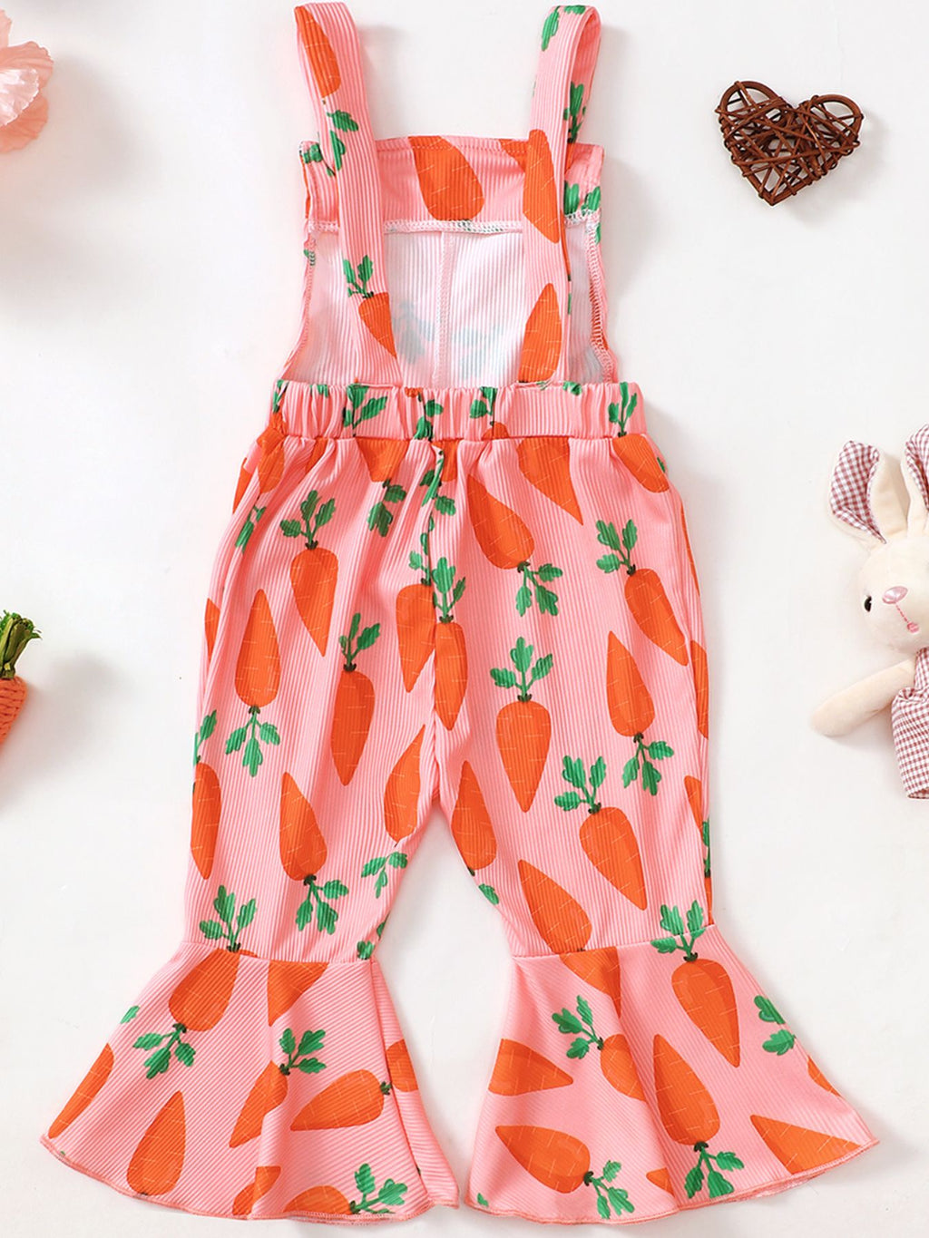 Children's Printed Flare Overalls