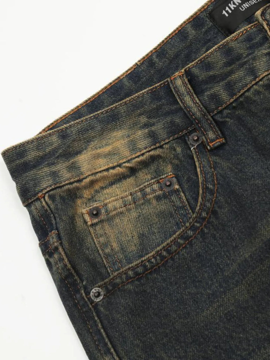 Men's Washed Flare Jeans
