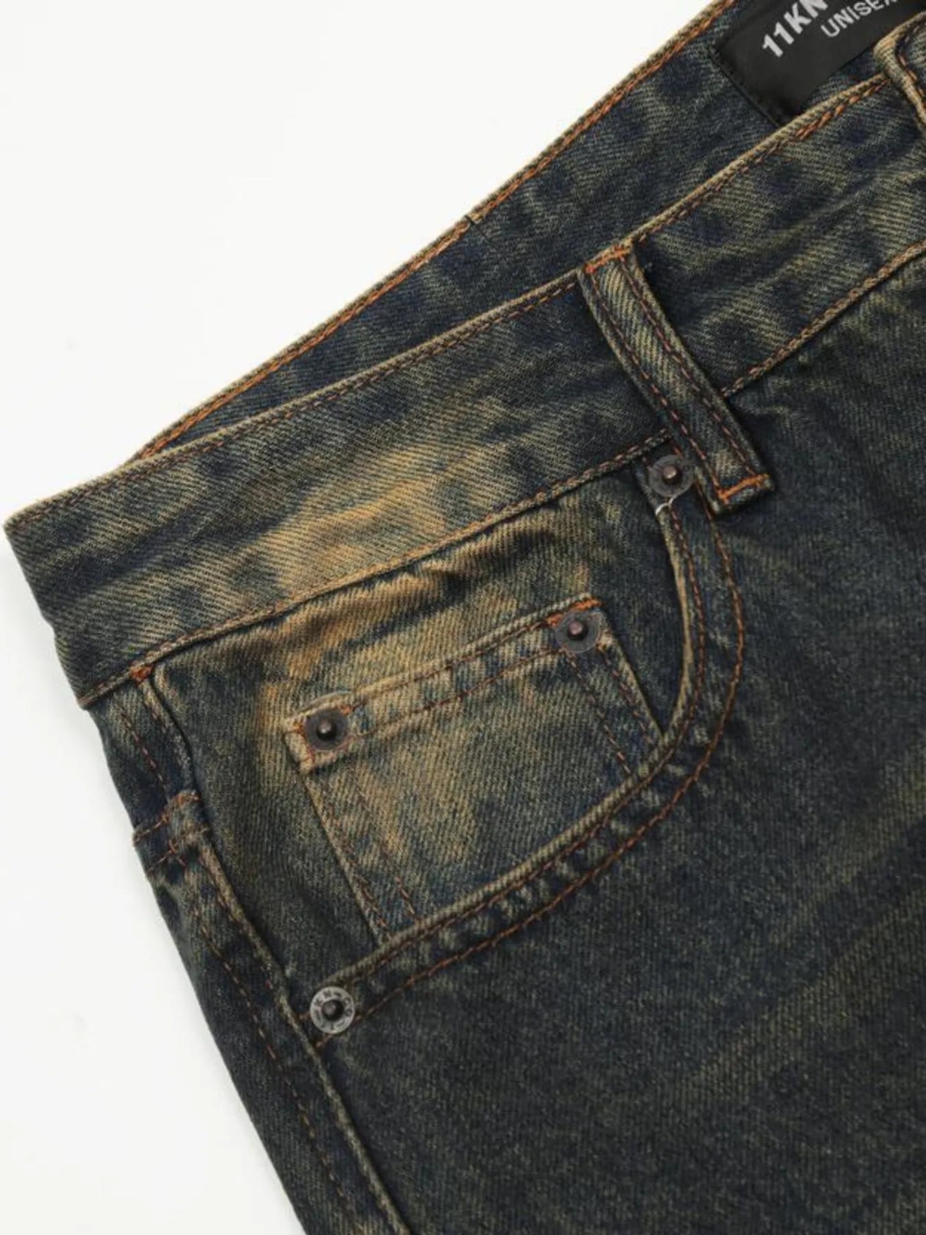 Men's Washed Flare Jeans
