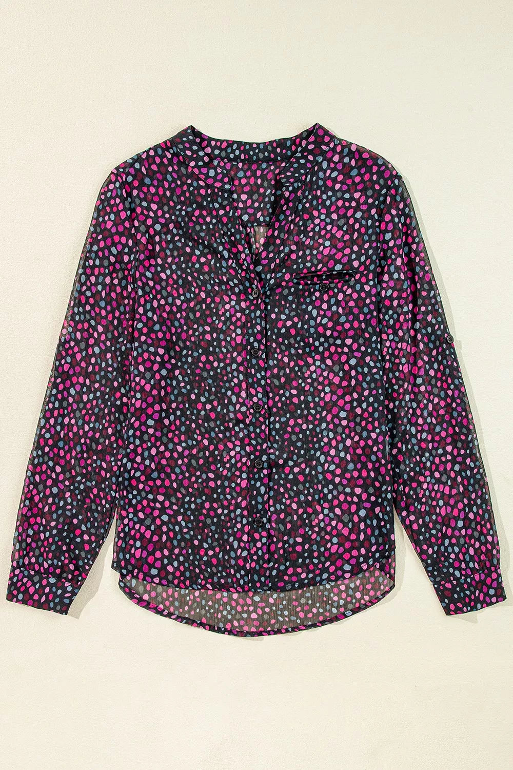 Polka Dot Button Up Shirt