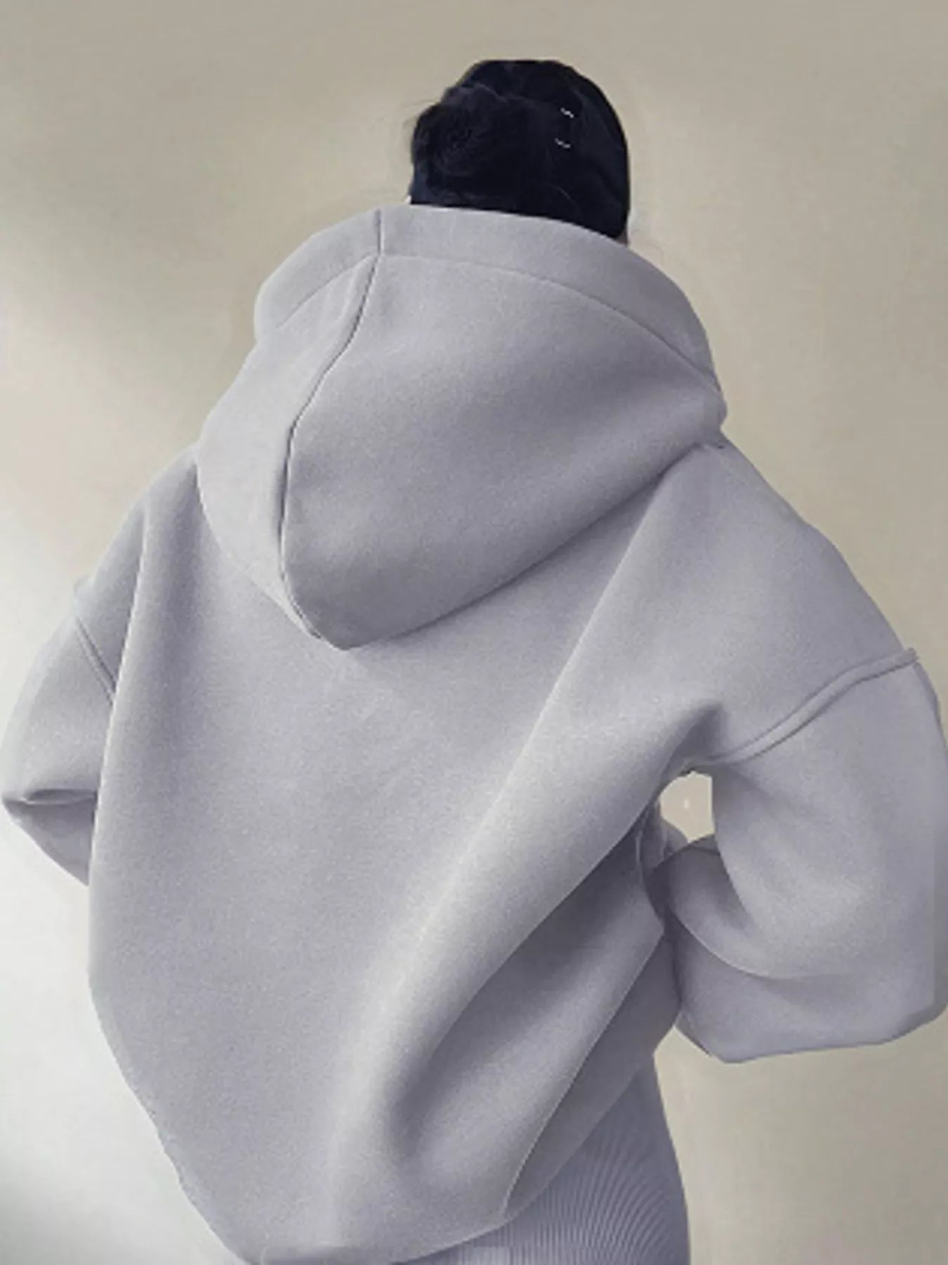 Dropped Shoulder Long Sleeve Sweatshirt