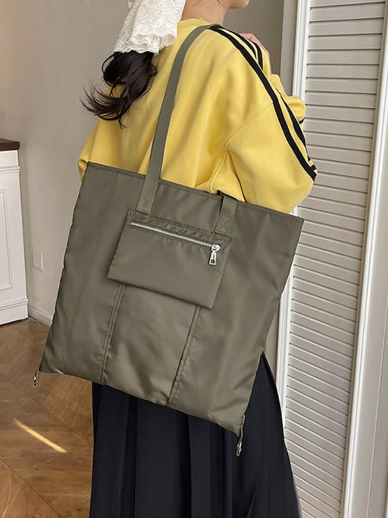 Casual Lightweight Nylon Shoulder Bag