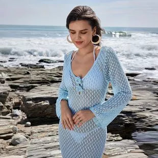Ribbed Knit Long Sleeve Romper