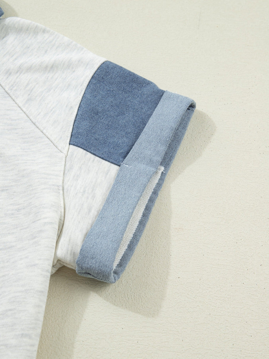 Contrast Trim Button Detail Top