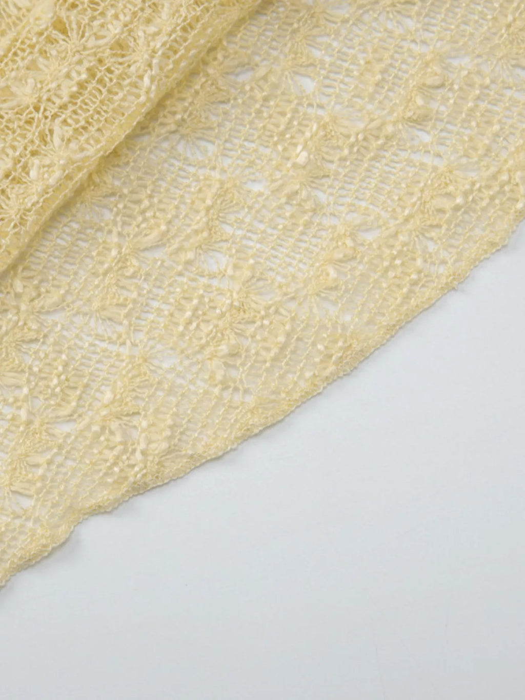 One Shoulder Long Sleeve Cover Up
