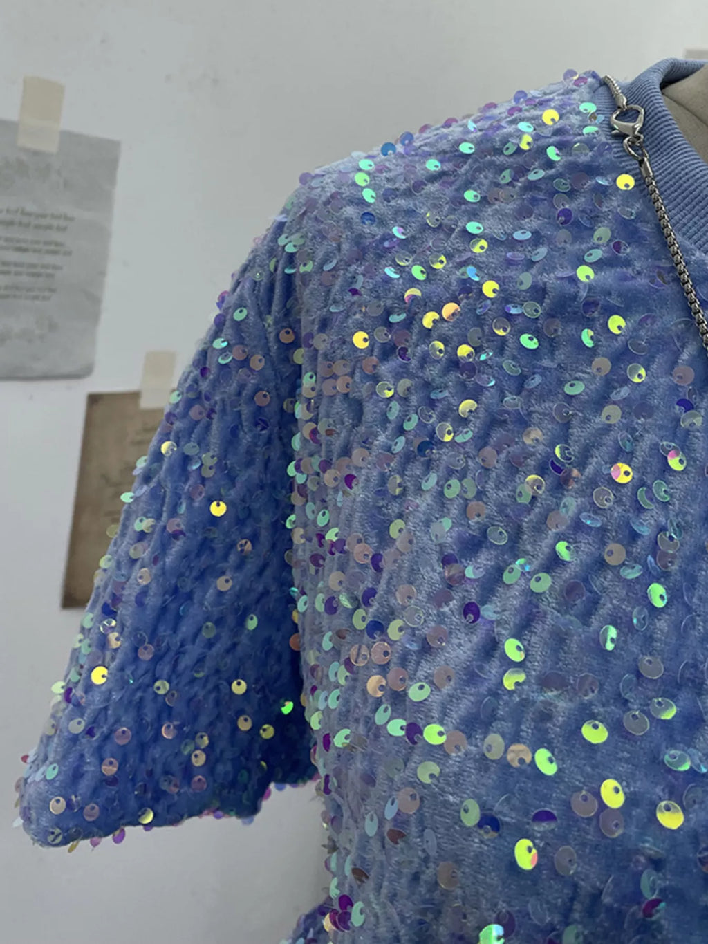 Sequin Short Sleeve T-Shirt