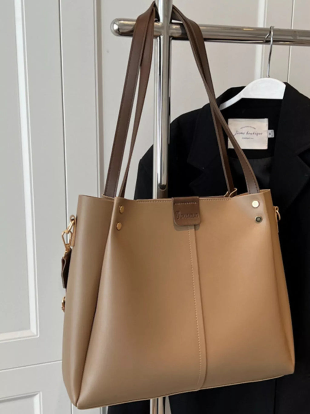 Wide Strap Shoulder Bag