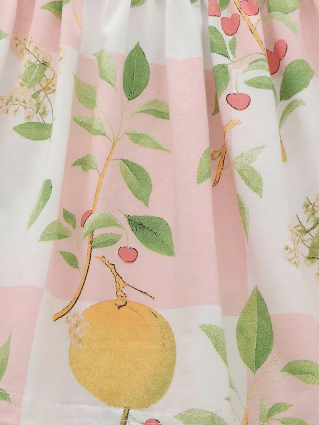 Children's Floral Print Button-Down A-Line Dress