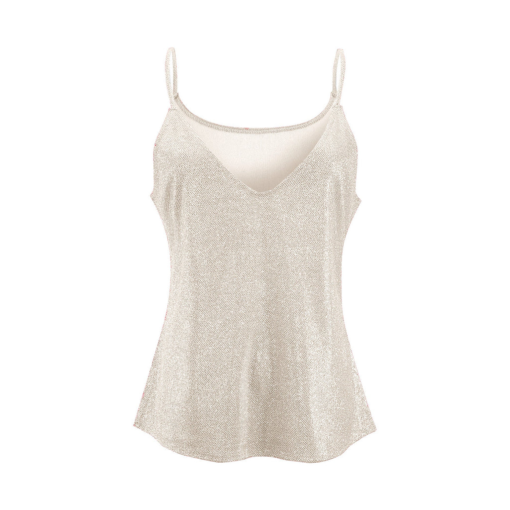 Sequin V-Neck Cami