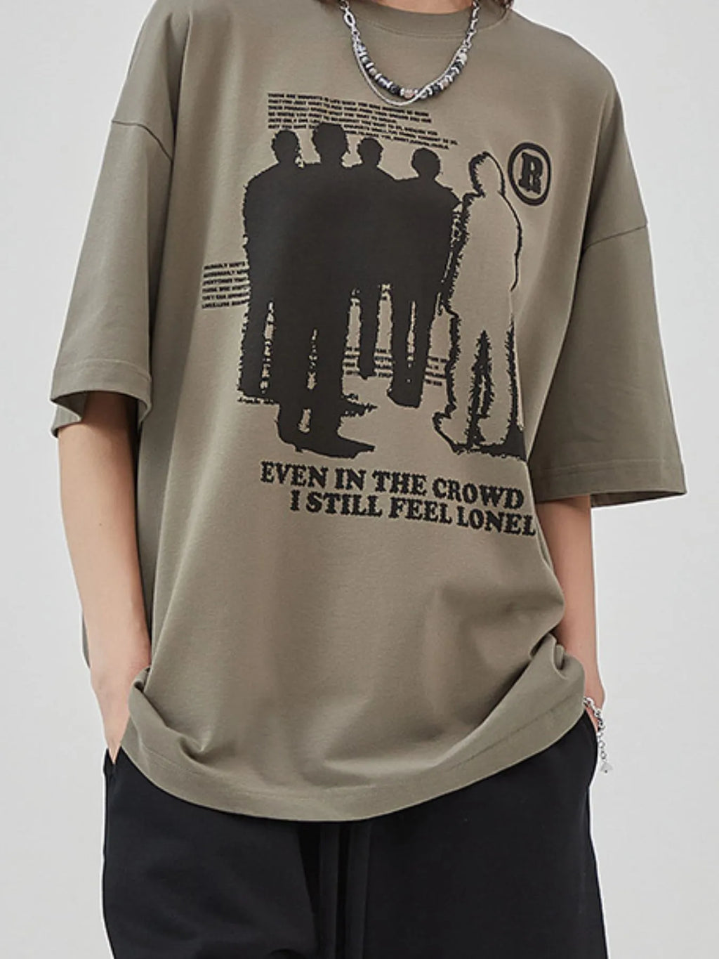 Men's Graphic Round Neck Short Sleeve T-Shirt