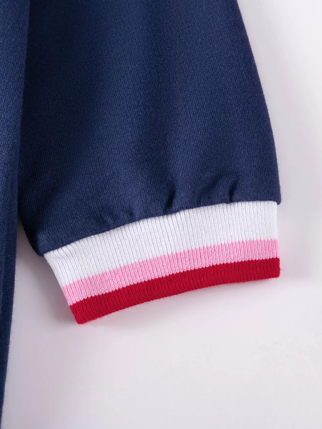 Children's Cherry Appliqued Long Sleeve Dress