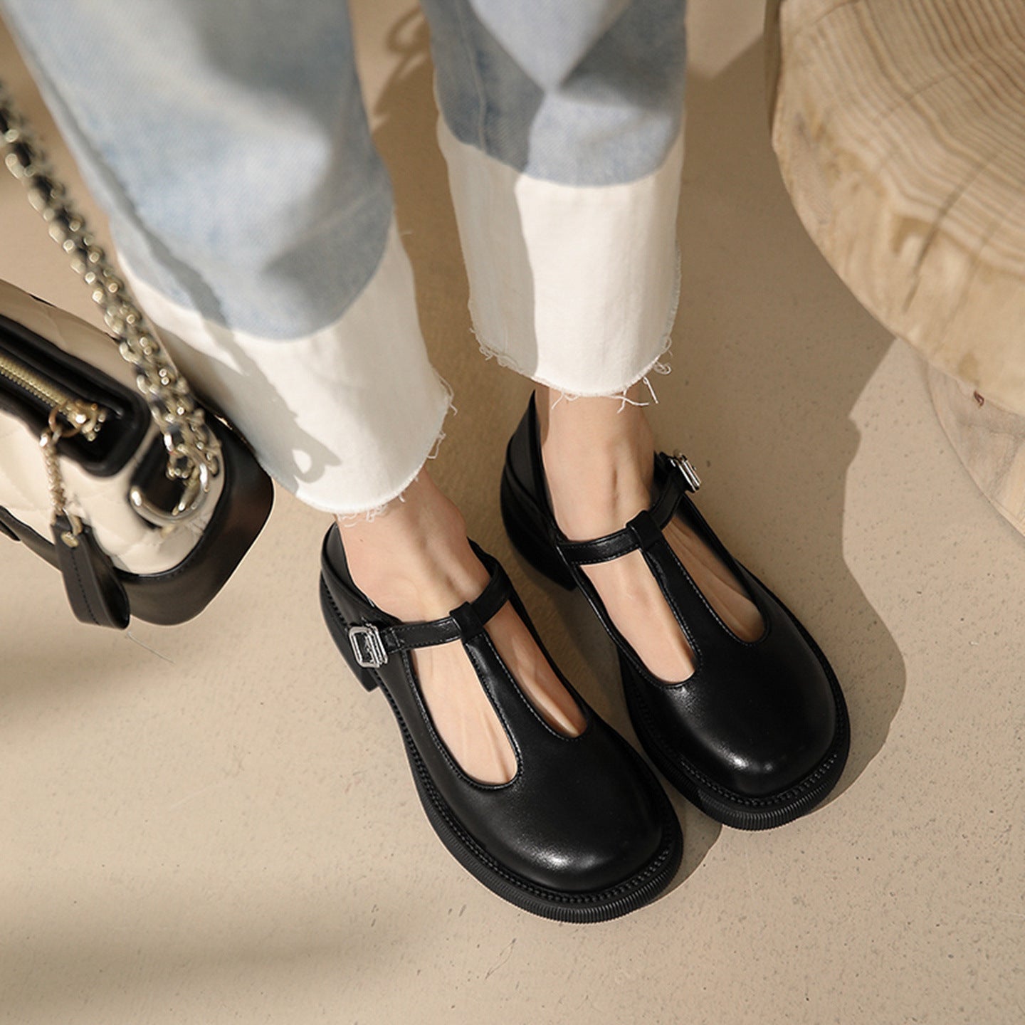 Women’s Shallow-Mouth Mary Jane Shoes