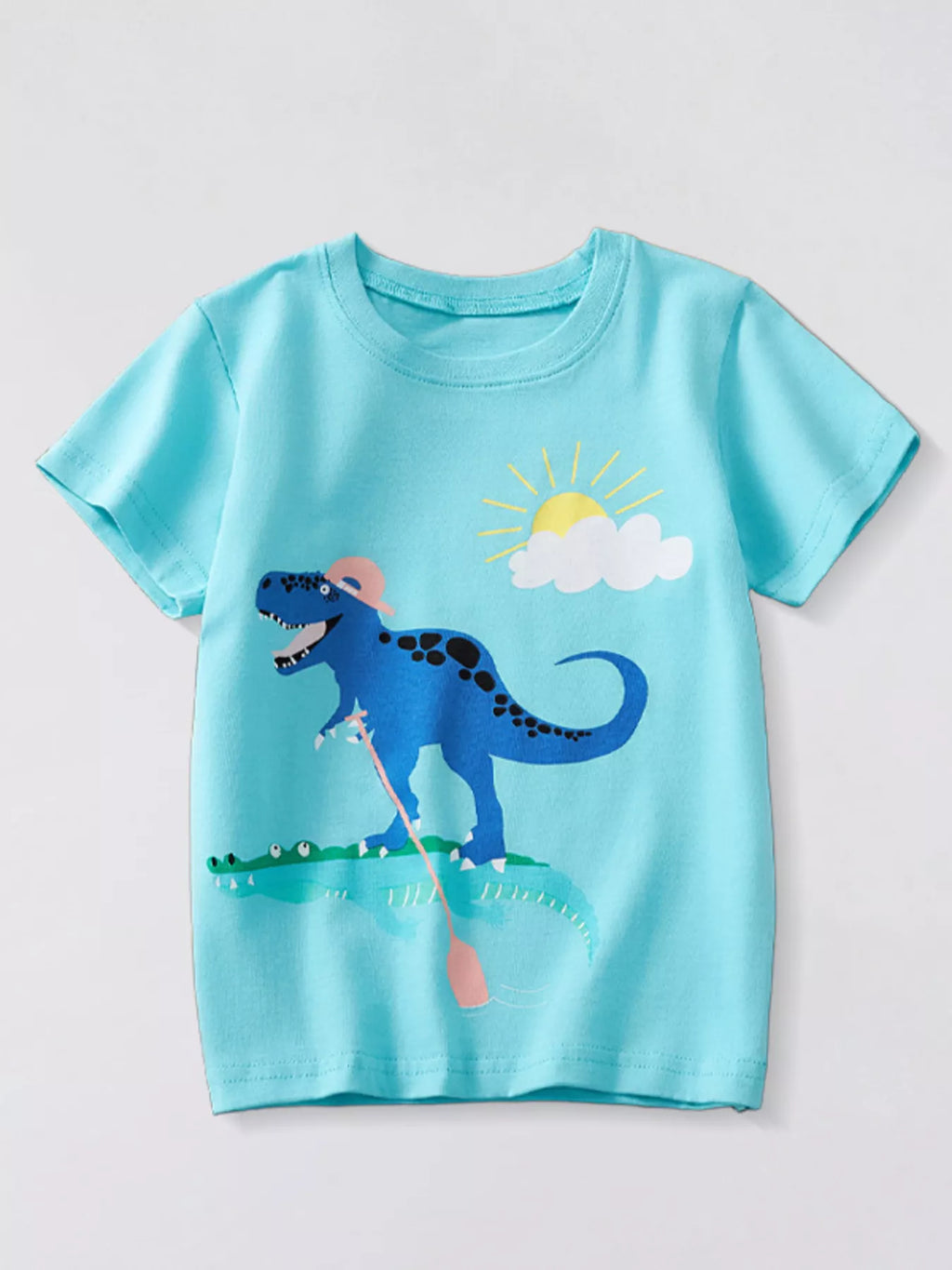 Children's Dinosaur Triceratops Graphic T-Shirt