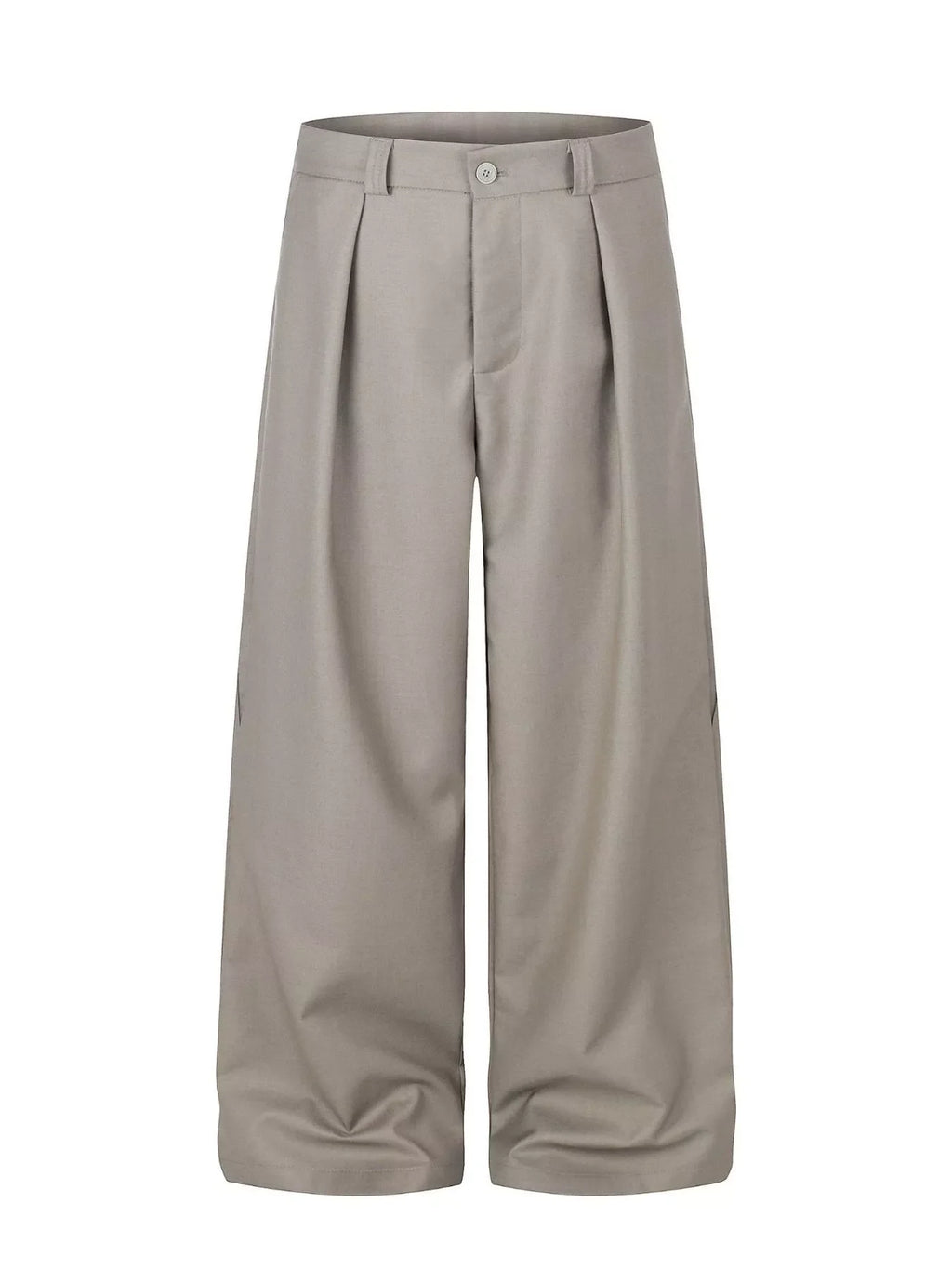 Men's Wide Leg Pleated Casual Pants