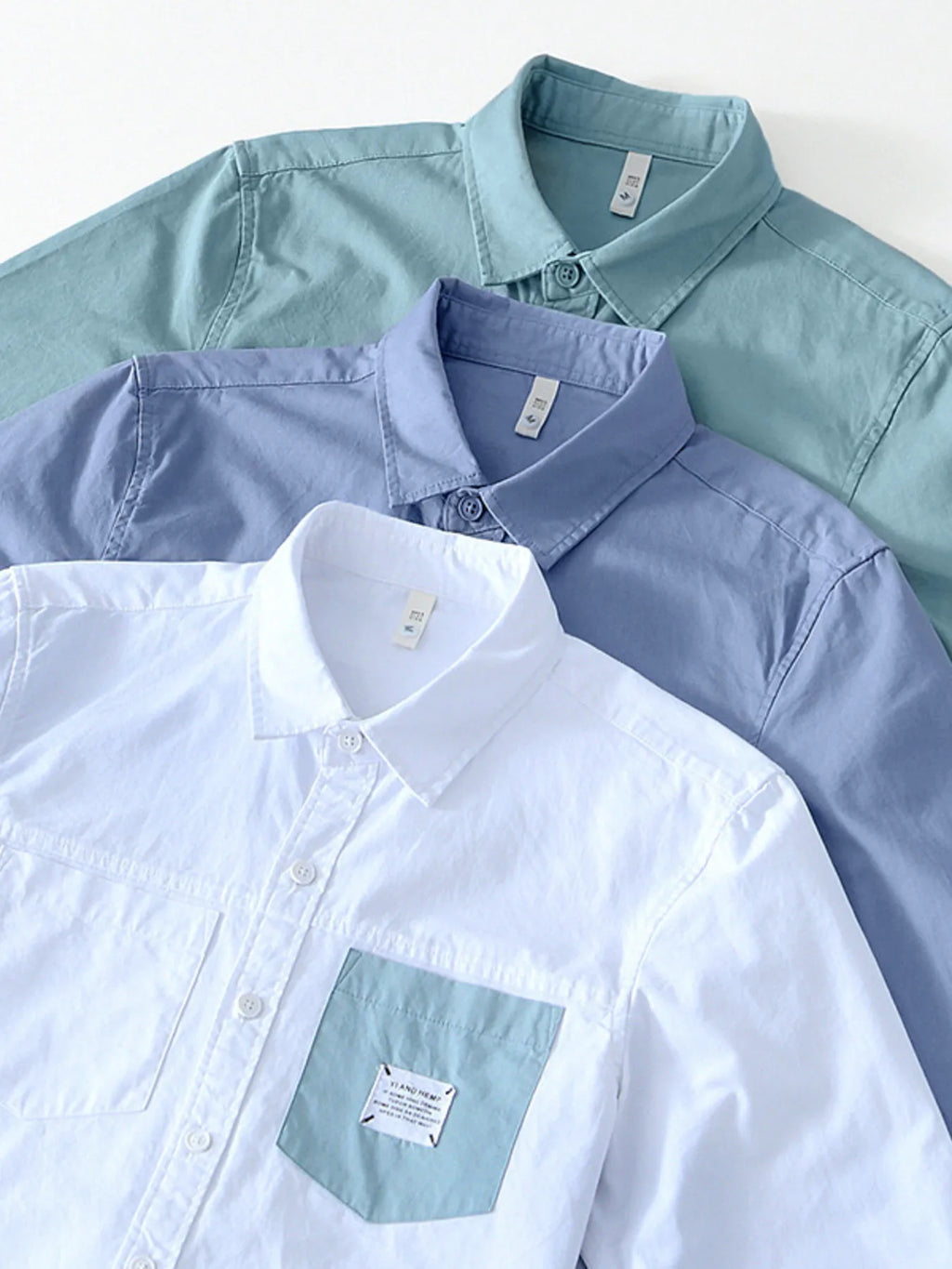 Men's Plus Size Button Up Long Sleeve Shirt