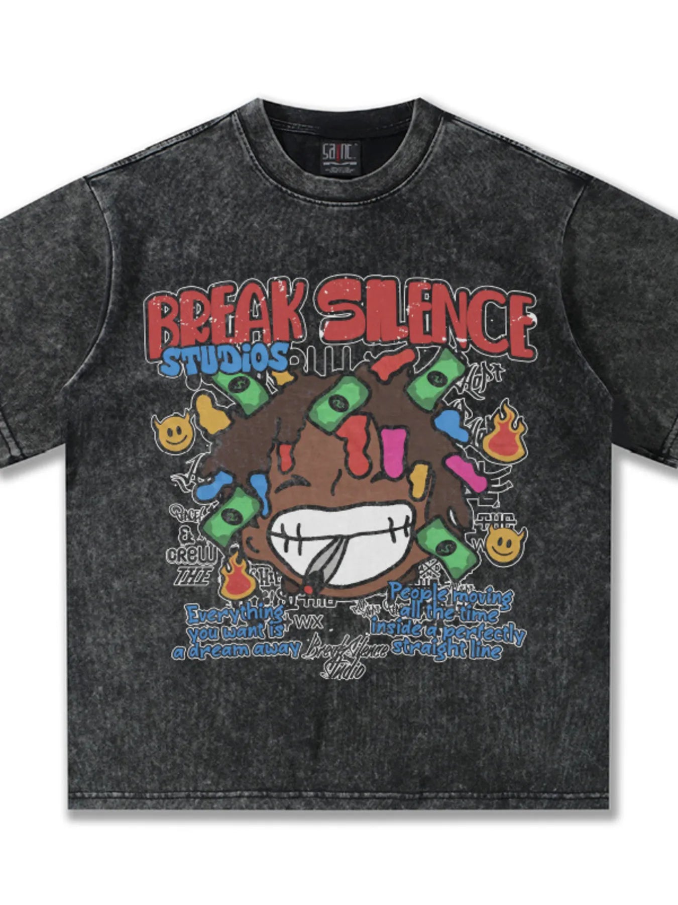 Men's Break Silence Graphic Relaxed Fit T-Shirt